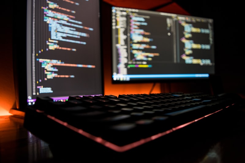 Dark code editor screen with Kotlin Android development