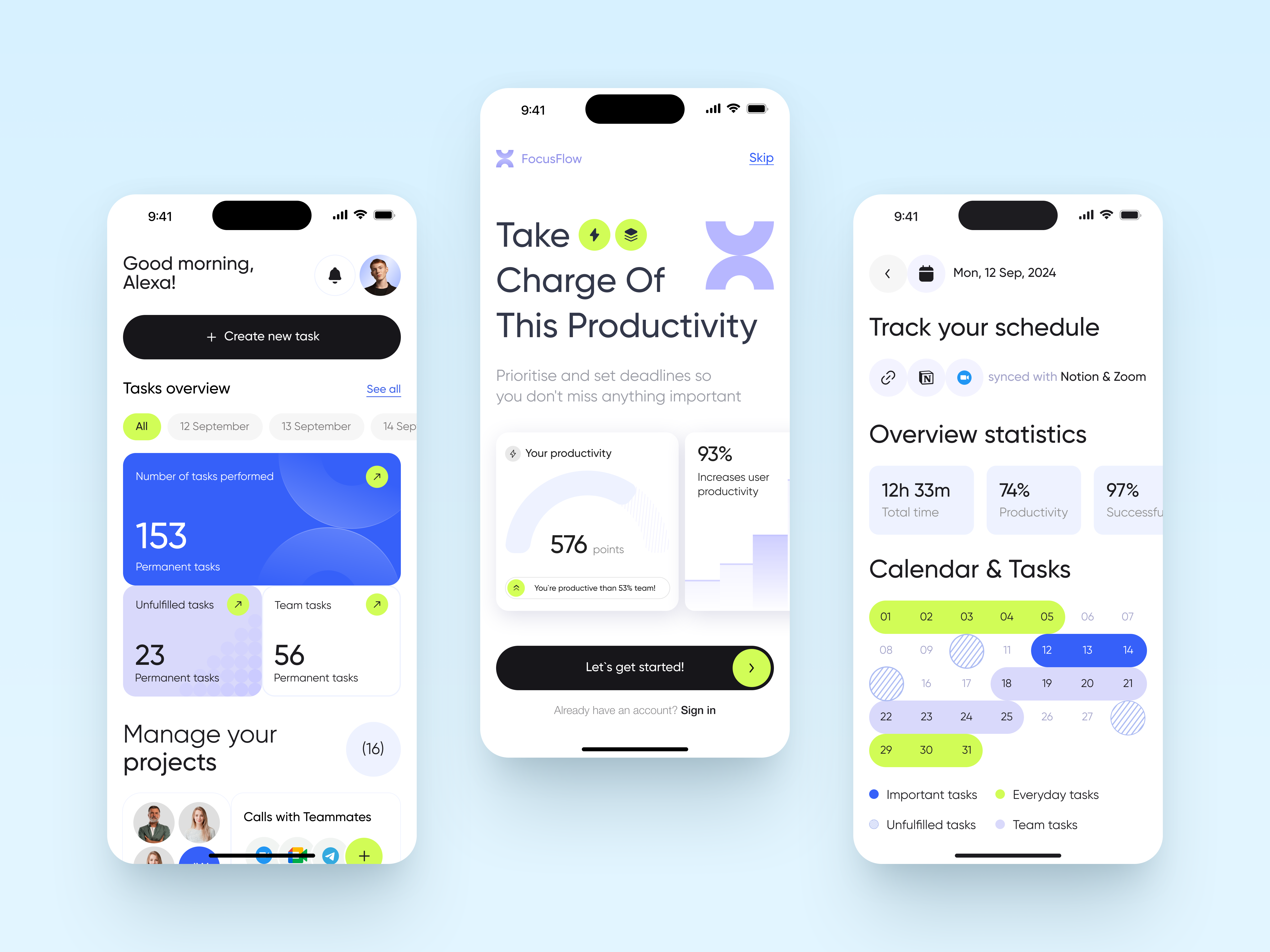 FocusFlow - SaaS Mobile App — screen 5