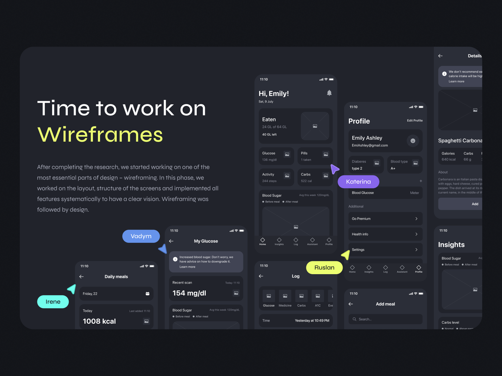 Glume - Healthcare mobile app design for diabetics — screen 5